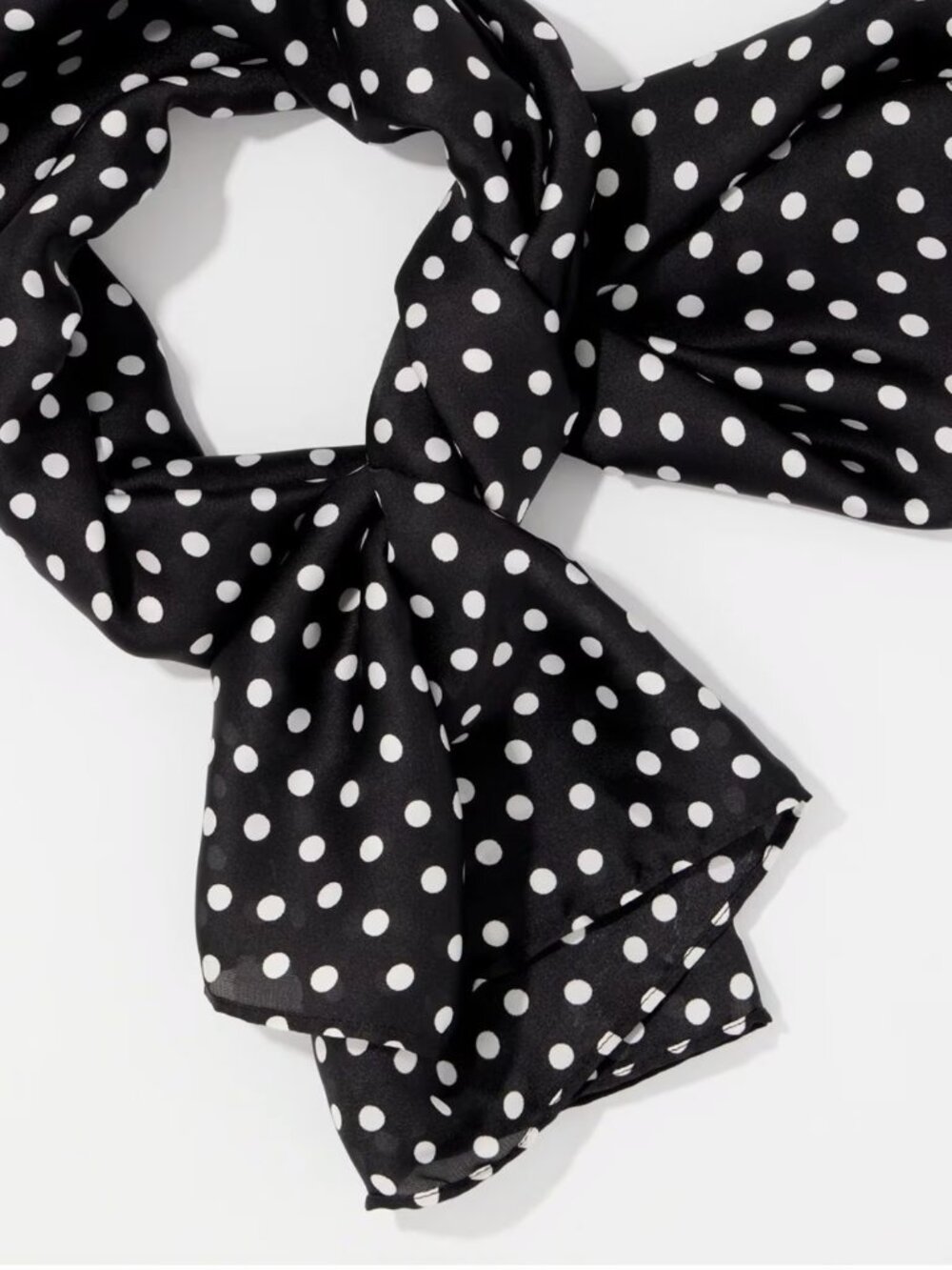 NWT White House Black Market Dot Print Square Scarf